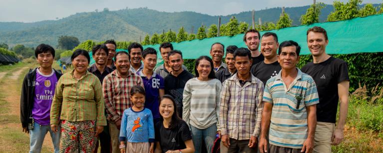 Norbert demonstrated sustainable farming on his own land, building trust and inspiring farmers to adopt new methods through example. Photo Fair Farms