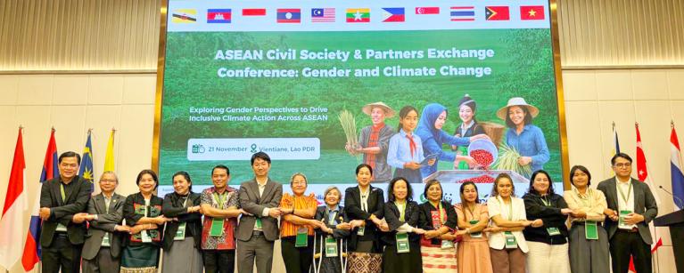 ASEAN Civil Society and Partnership Exchange Conference: Gender and Climate Change in Lao PDR. Photo: Oxfam