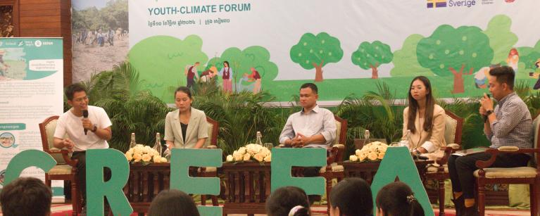 Youth Climate Forum in Siem Reap province. Photo: LLC