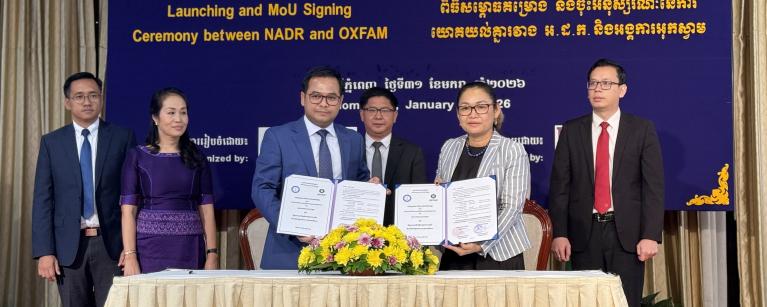 NADR and Oxfam Sign MoU to Promote Access to Justice