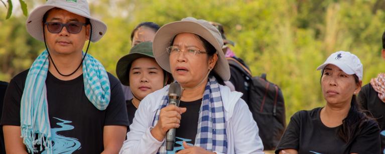 Oxfam and Ministry of Environment held a youth camping event at Koh Han Island to celebrate key environmental and women’s initiatives.