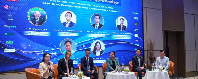 A panel discussion on Inclusive Business and Green Growth for SMEs: Current Trends, Development, and Challenges of Sustainable Business