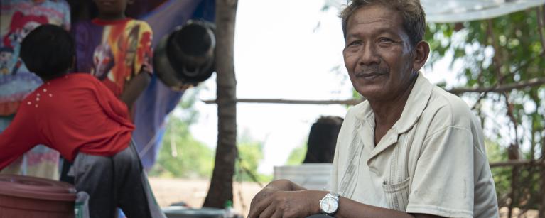 Sam Nang, surviving displacement meant keeping twenty-one grandchildren safe and it started with clean water