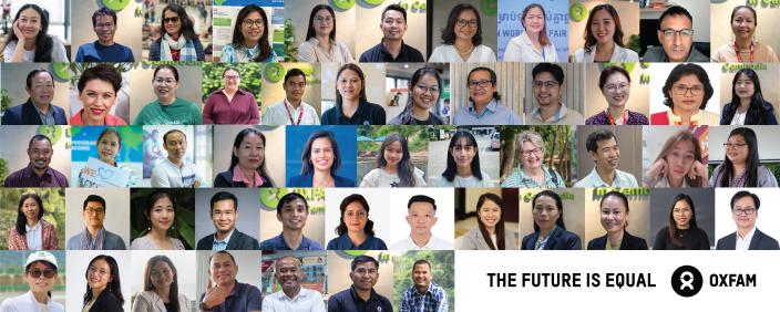 Oxfam in Cambodia team 