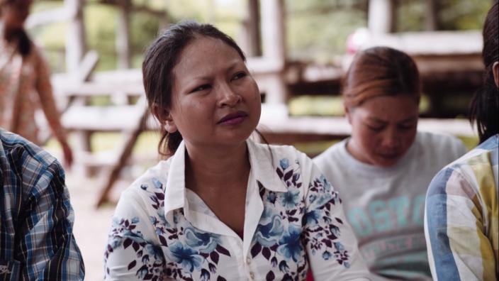 Chu Meta, a woman farmer who is an active member of one of the Agriculture Cooperatives 