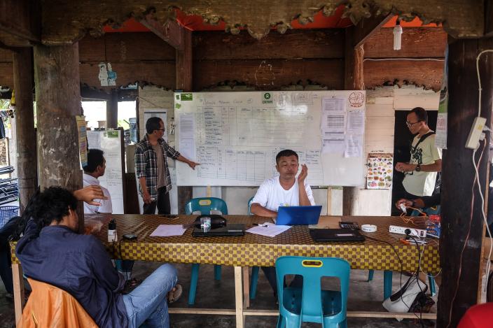 Suasana Kantor Rumah Belajar Harmoni Kebencanaan (RBHK), Pidie Jaya, Daerah Istimewa Aceh, Senin (20/2). Credit Foto: Eka Nickmatulhuda for Oxfam