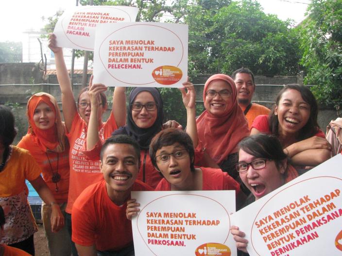 Kita bisa beraksi bersama dalam kampanye Oxfam global #KatakanCukup #SayEnough. Credit Foto: Irwan/Oxfam