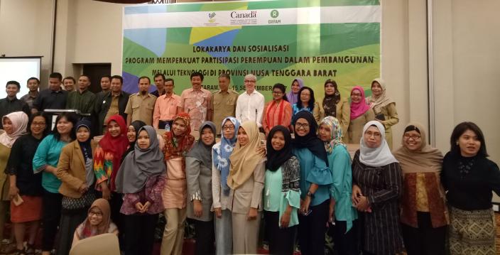 Oxfam dan Global Afairs Canada meluncurkan Program PowerUp di Kota Mataram