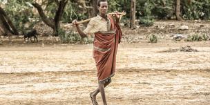 Nakaale Lopodo 22, a resident of Lokichar in Turkana County Northern Kenya. Photo Credit/Jeremy Mutiso Nakaale Lopodo 22, a resident of Lokichar in Turkana County Northern Kenya. Photo Credit/Jeremy Mutiso