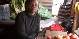Mary Kwamboka,26, in her kiosk in Kawangware, Nairobi, Kenya. 2016. Photo Credit:Allan Gichigi/Oxfam Mary Kwamboka,26, in her kiosk in Kawangware, Nairobi, Kenya. 2016. Photo Credit:Allan Gichigi/Oxfam