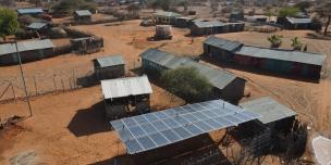 The hybrid Solar-Powered Water System installed in Kabo Village Photo by NAPAD