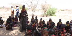 Community meeting on oil and gas in Lokichar, Turkana. Photo Credit: LightBox Limited