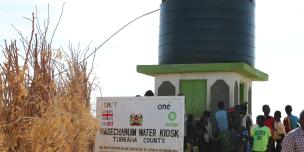 Oxfam supported water kiosk in Nasechabuin , Turkana. Photo Credit: Joyce Kabue Oxfam supported water kiosk in NAsechabuin , Turkana. Photo Credit: Joyce Kabue