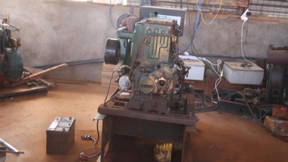 The Old diesel water pumping system in Kabo Village Photo by NAPAD