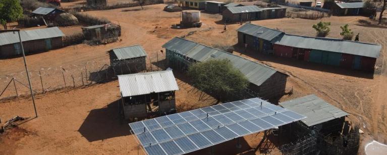 The hybrid Solar-Powered Water System installed in Kabo Village Photo by NAPAD