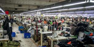 Garment factory in Vientiane, Laos Garment factory in Vientiane, Laos