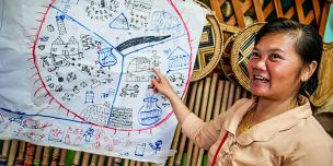 Ms. Chanpeng Sengmany, 38, of Ban Somsavath in Bokeo Province. Ms. Chanpeng Sengmany, 38, of Ban Somsavath in Bokeo Province.