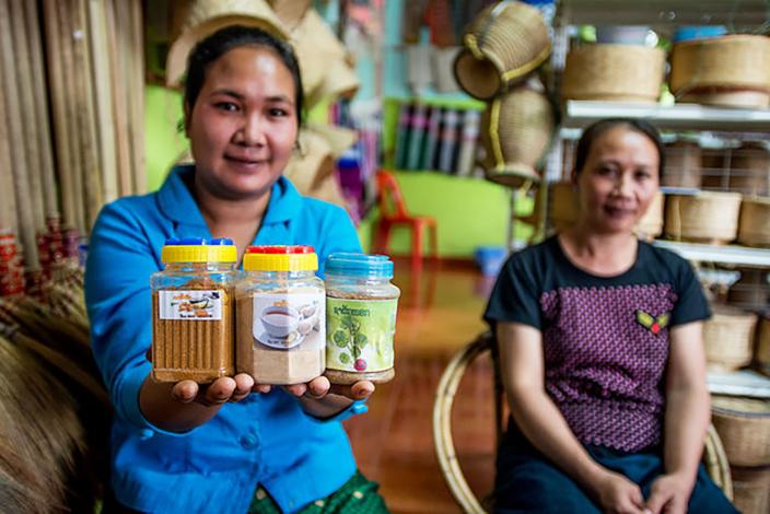 Bokeo Tea and Handicraft, women's group, GALS