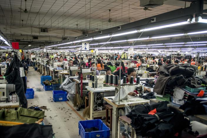 Garment factory in Vientiane, Laos