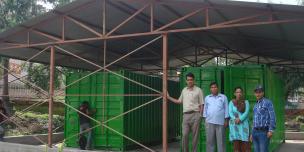 Stock pile emergency items stored at Tribhuvan University proved essential after the April 2015 earthquake - DDR Team/Oxfam