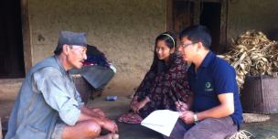 Oxfam and partners discuss the importance of constructing toilets in Nuwakot