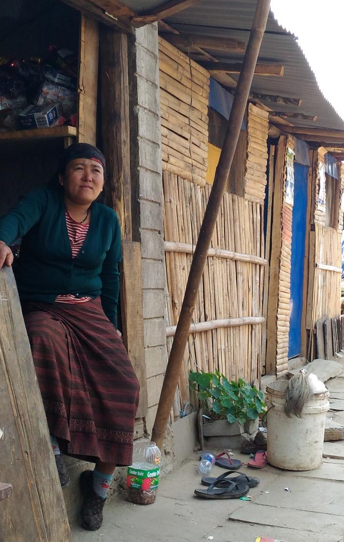 Dhan Maya Gurung was pulled out of the rubble and lost eight relatives in the 2015 earthquake - Prasen Khati/Oxfam