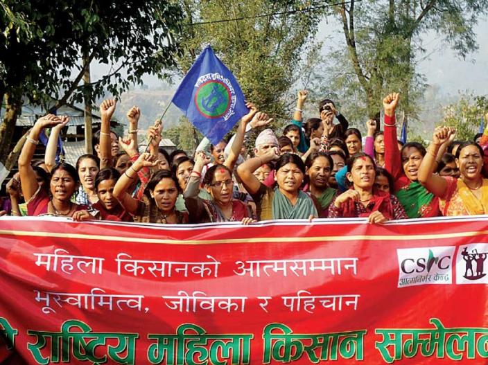 District based land rights forums organise sit ins to demand Joint Land Ownership - Credit: CSRC District based land rights forums organise sit ins to demand Joint Land Ownership - Credit: CSRC