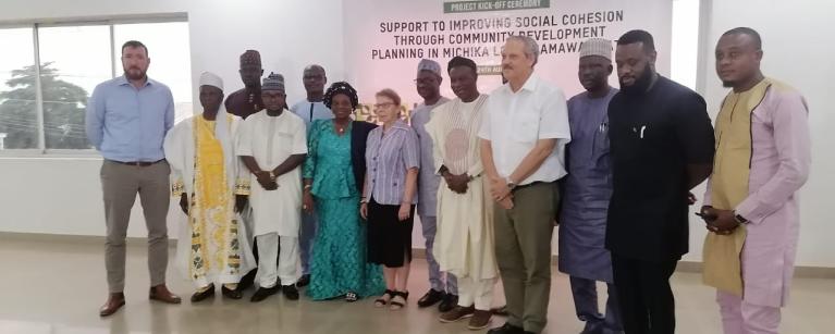 A cross section of dignitaries during the Ceremonial Launch of CCDP project in Yola.
