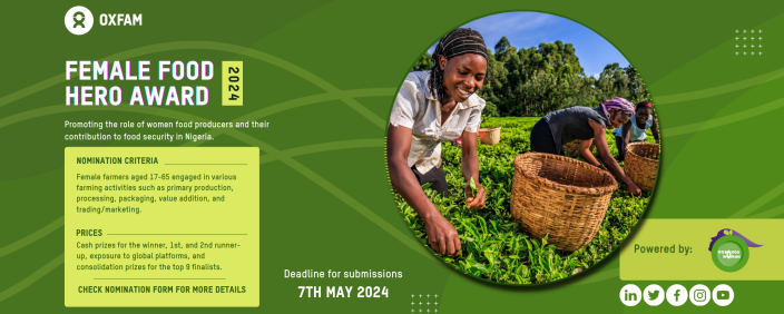 Female Food Hero 2024 banner OiN