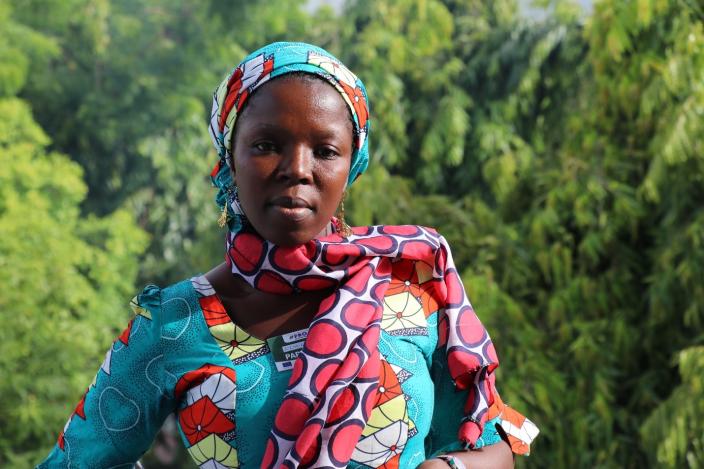 Paulinus Kasuwa, a beneficiary of Oxfam’s Pro-resilience action project aimed at improving livelihoods and food security in Guyuk community, Adamawa State Nigeria 