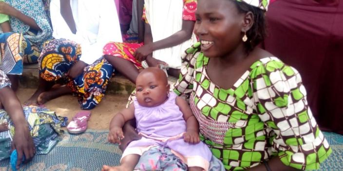 Sadiya Suwaida when she was three months old, Nahalo Village, Ningi