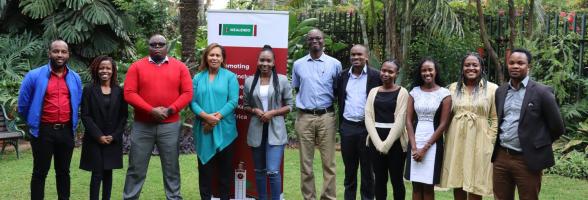 Group of people part of Mzalendo Trust, ReCIPE's partner in Kenya