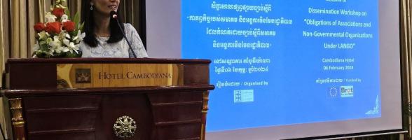 Group of people part of the Cooperation Committee for Cambodia, ReCIPE's partner in Cambodia