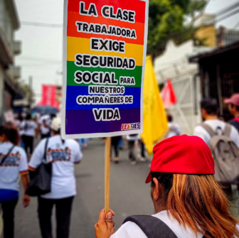 Group of people part of AMATE, ReCIPE's partner in El Salvador
