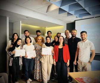 Group of people part of Al Khatt, ReCIPE's partner in STunisia