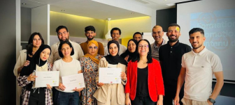 Group of people part of Al Khatt, ReCIPE's partner in Tunisia