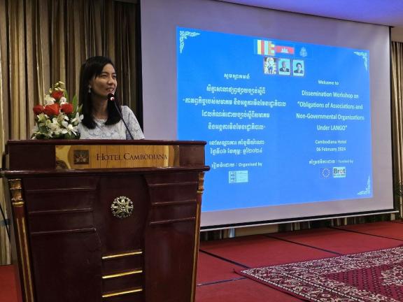 Group of people part of the Cooperation Committee for Cambodia, ReCIPE's partner in Cambodia