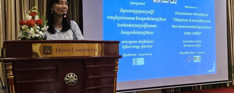 Group of people part of the Cooperation Committee for Cambodia, ReCIPE's partner in Cambodia