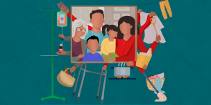 Ilustración de familia Ilustración de familia