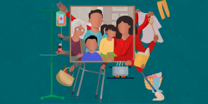 Ilustración de familia 