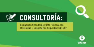 Consultoría evaluación final del proyecto Sembrando Diversidad Cosechando Seguridad