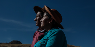 Agricultores en el Perú Pareja de agricultores