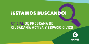 Oficial de programa de ciudadanía activa y espacio cívico