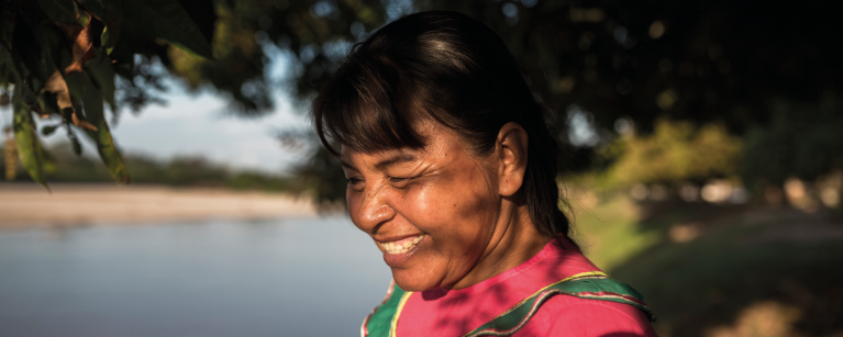 Mujer de comunidad Shambo