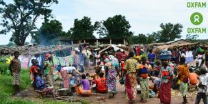 19 septembre 2019 – Le marché de Gouzé reprend vie. Il avait fermé fin 2017 à cause des affrontements entre les groupes armés, dans le nord-ouest de la RCA. © Aurélie Godet / Oxfam RCA