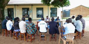 Lodonga institute instructors meet the Oxfam in Uganda Communications team Lodonga institute instructors meet the Oxfam in Uganda Communications team