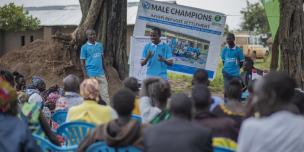 Male champions play an important role in Peacebuilding.