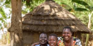 Teddy Aciro,her daughter and her mother were all trained by Oxfam in using the GALS methodology for gender justice- three empowered  generations. photo credit: Oxfam