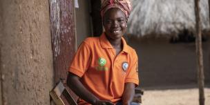 Jane Adili, serves as a woman leader on the Refugee Welfare Council I (RWCI) committee for Village 8