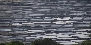 One of the salt mines in Uganda